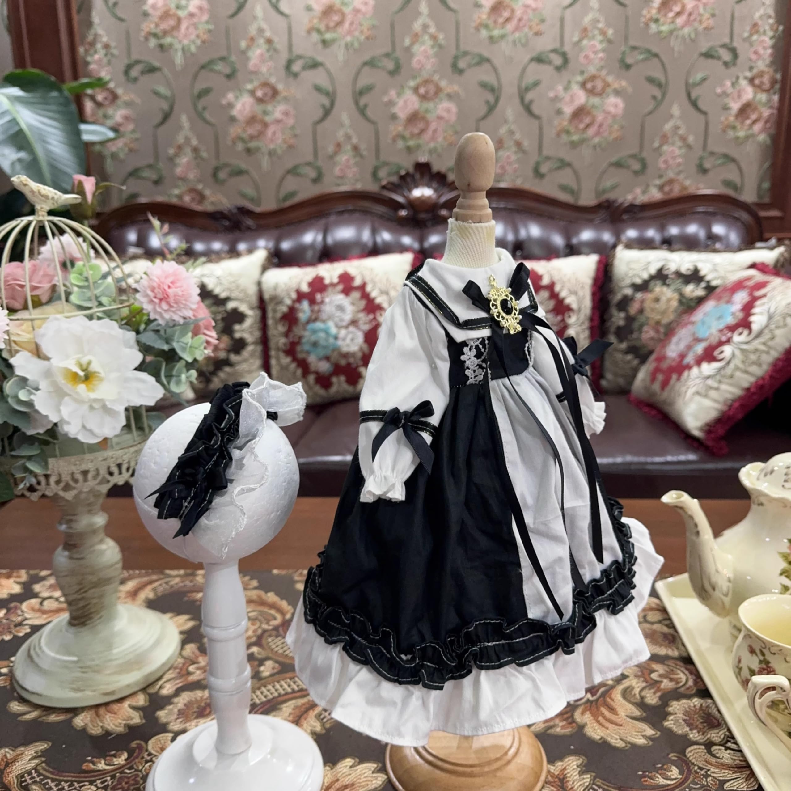 HAMRETHYPPZ 14 16 13 BJD Ball Jointed Doll Dress Doll Costume Doll Maid Clothes Ball Jointed Doll Dress Up Princess Skirt, Maid Skirt, Black and
HAMRETHYPPZ 14 16 13 BJD Ball Jointed Doll Dress Doll Costume Doll Maid Clothes Ball Jointed Doll Dress Up Princess Skirt, Maid Skirt, Black and