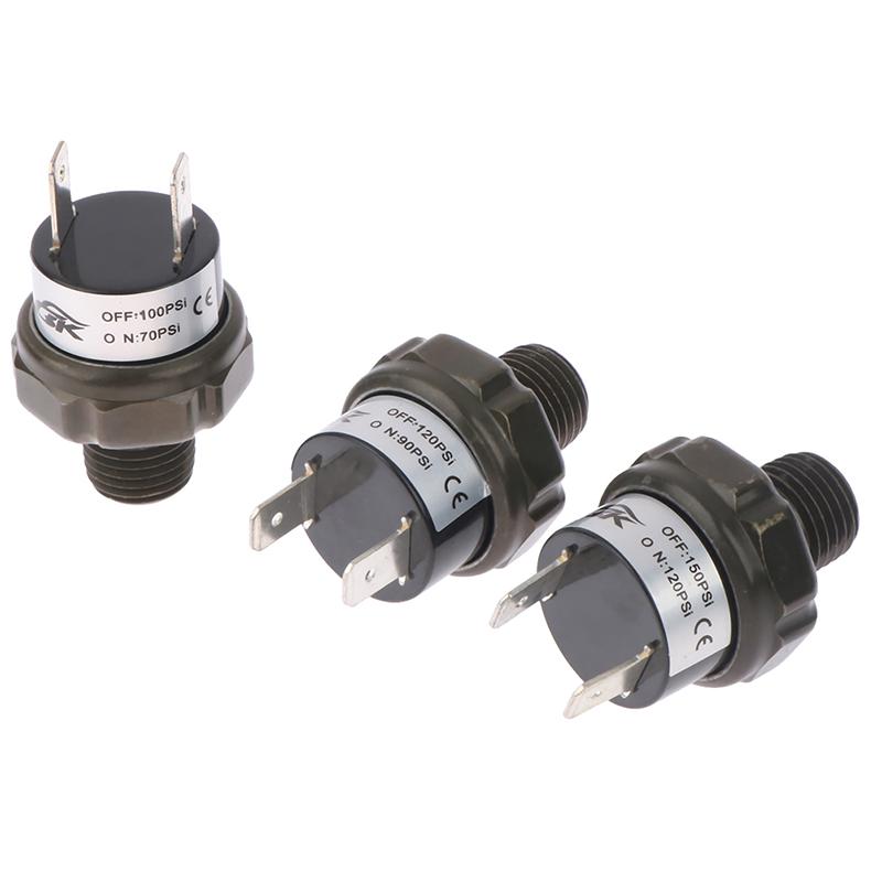 1Pcs Heavy Duty 1/4 NPT Air Compressor Pressure Control Switch Valve 70-100PSI 90-120PSI 120-150PSI
1Pcs Heavy Duty 1/4 NPT Air Compressor Pressure Control Switch Valve 70-100PSI 90-120PSI 120-150PSI