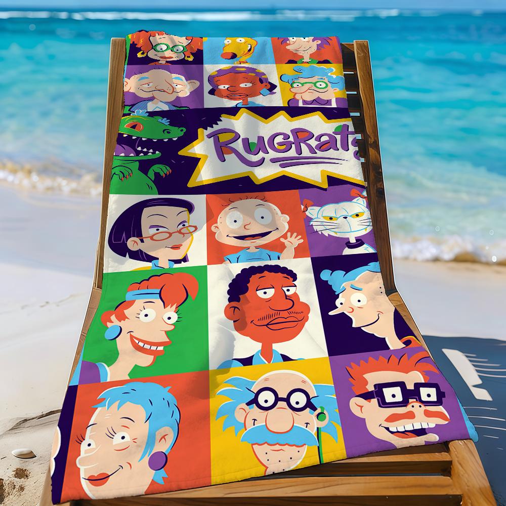 Cartoon R-RugratS-S Towel Sports Quick Dry Travel Camping Gear Sandproof Soft Light Large Beach Towel W30*H60(CM)
Cartoon R-RugratS-S Towel Sports Quick Dry Travel Camping Gear Sandproof Soft Light Large Beach Towel W30*H60(CM)