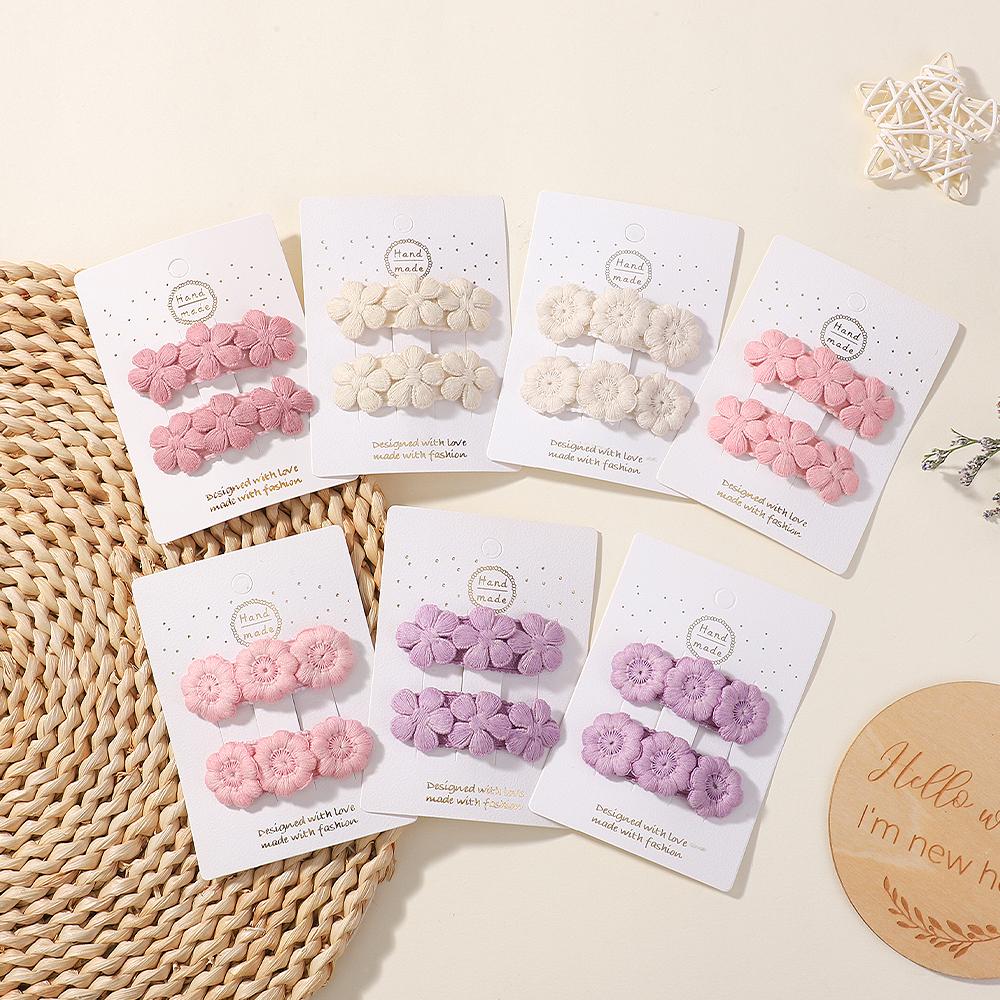 2pcs Floral Embroidery Hairpins Children Hair Clips Geometric Sweet Girls Vintage Baby Hairpins BB Barrettes Hair Accessories
2pcs Floral Embroidery Hairpins Children Hair Clips Geometric Sweet Girls Vintage Baby Hairpins BB Barrettes Hair Accessories