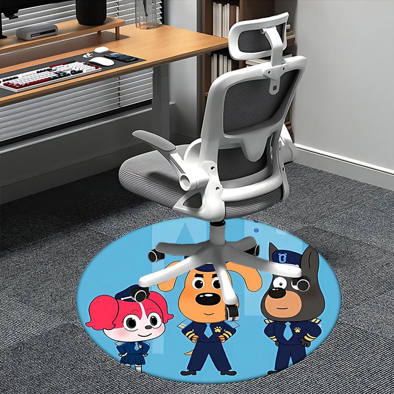 Police Dog,Uniformed Pals Chair mat Round Rug Office carpet, Non slip, Suitable for Living Rooms, Bedrooms,Decor1205958a 80cm by 80cm
Police Dog,Uniformed Pals Chair mat Round Rug Office carpet, Non slip, Suitable for Living Rooms, Bedrooms,Decor1205958a 80cm by 80cm