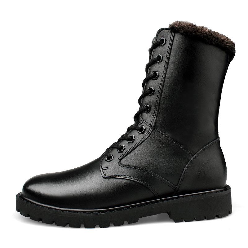 Cotton high-top tall cowhide Martin boots flat-bottomed round boots work outdoor lace-up side zipper hollow boots men 35
Cotton high-top tall cowhide Martin boots flat-bottomed round boots work outdoor lace-up side zipper hollow boots men 35