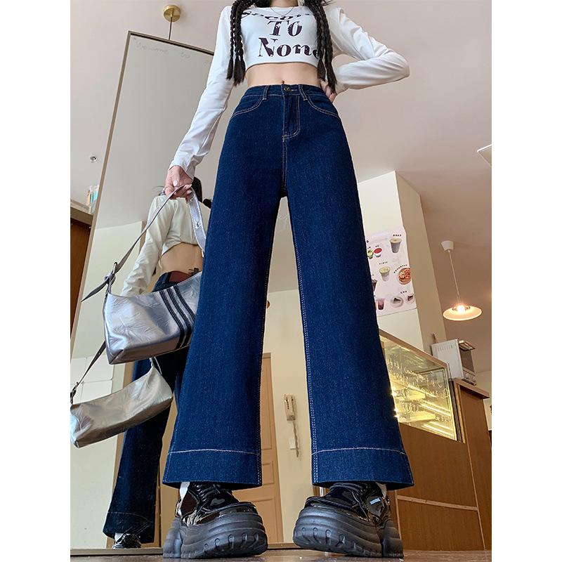 Plus Size High Waist Straight Leg Jeans for Women - Autumn Slimming Wide Leg Pants XL
Plus Size High Waist Straight Leg Jeans for Women - Autumn Slimming Wide Leg Pants XL