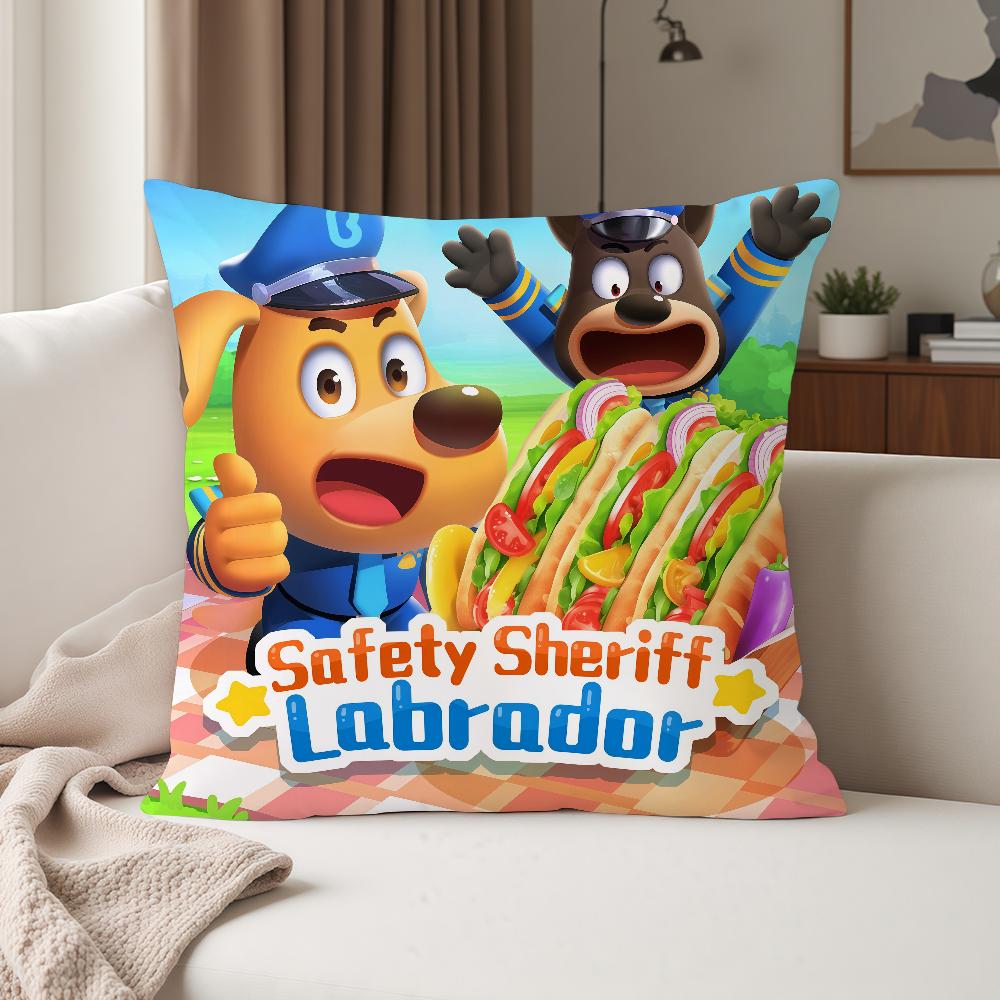 Cartoon SSafety SSheriff LLabrador Pillow Case Suitable For Bedrooms Living Rooms Cars Home Decoration 30cmx30cm
Cartoon SSafety SSheriff LLabrador Pillow Case Suitable For Bedrooms Living Rooms Cars Home Decoration 30cmx30cm