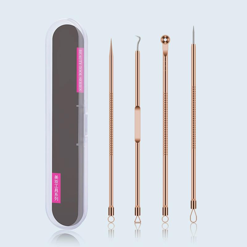 Stainless Steel Blackhead Remover Kit Comedone Extractor Acne Tweezers & Beauty Needles for White/Black Heads
Stainless Steel Blackhead Remover Kit Comedone Extractor Acne Tweezers & Beauty Needles for White/Black Heads