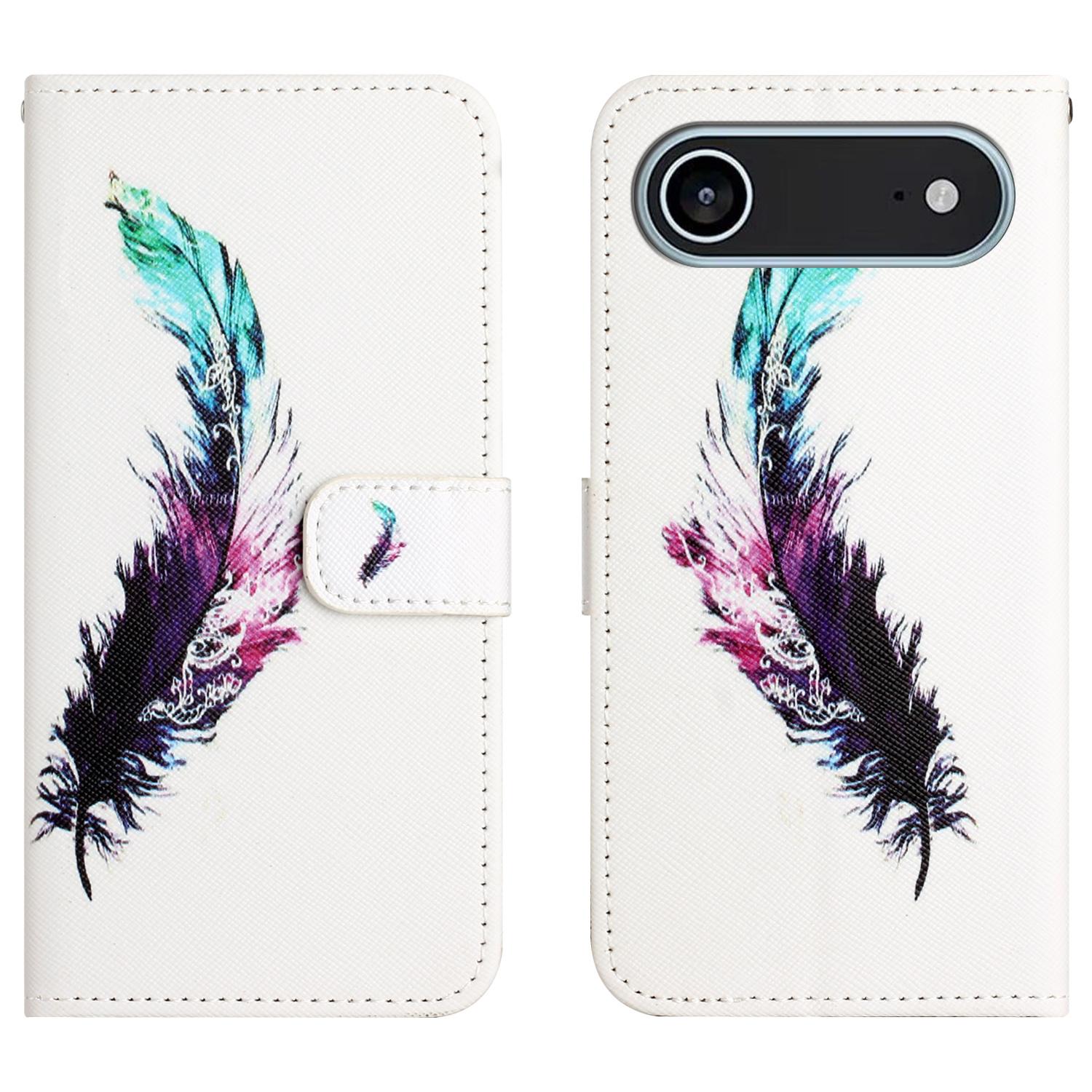 For iPhone 17 Air Case Pattern Print PU Leather Wallet Phone Cover Cross Texture Feather
For iPhone 17 Air Case Pattern Print PU Leather Wallet Phone Cover Cross Texture Feather