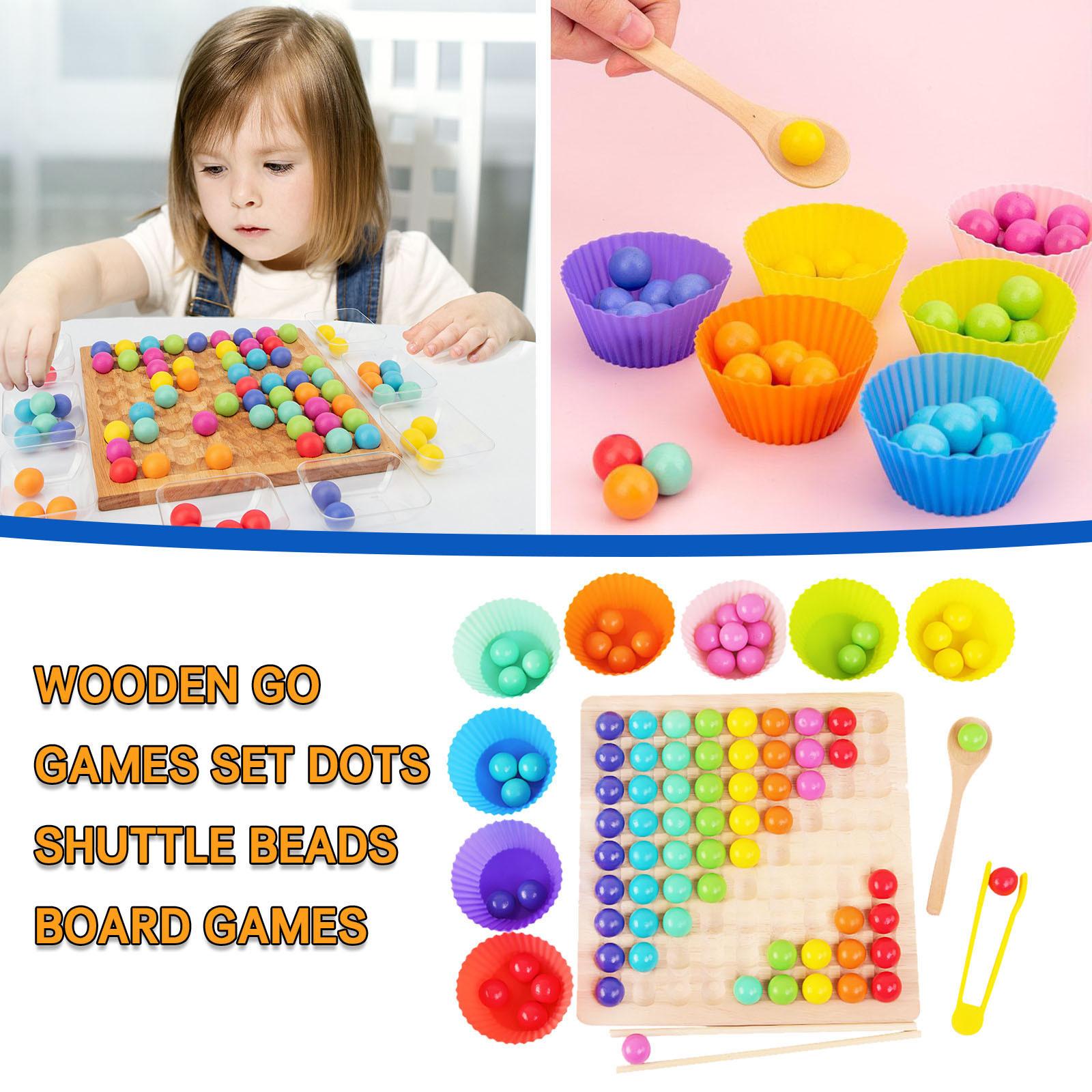 Wooden Games Set Dots Beads Board Games Toy Clip Beads Puzzle
Wooden Games Set Dots Beads Board Games Toy Clip Beads Puzzle
