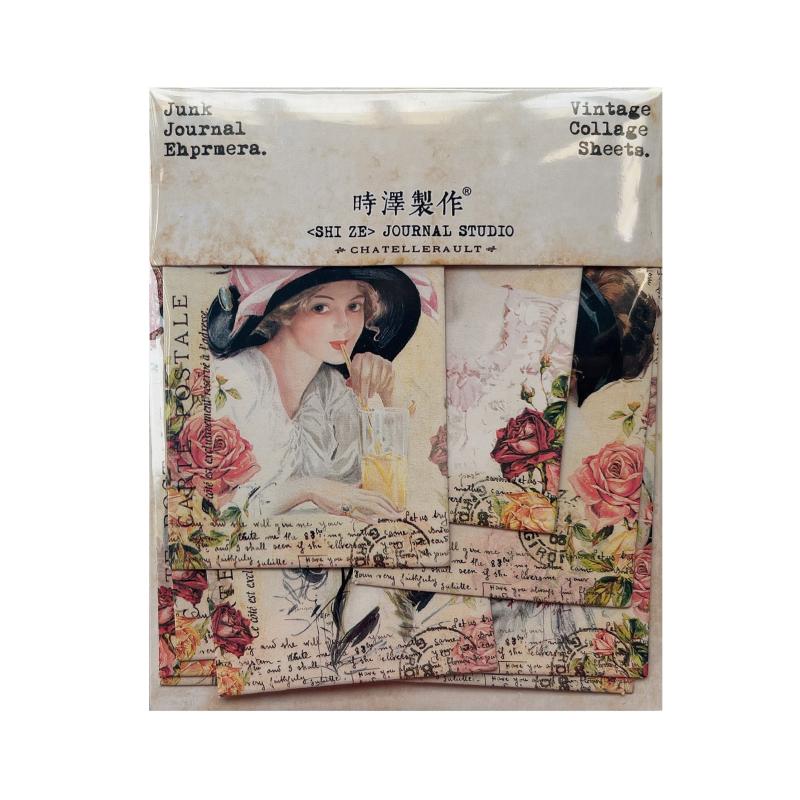 Vintage Material Paper Manor Noblewoman Retro Thick Card Handmade DIY Scrapbooking Junk Journal Collage Album Decoration Vintage
Vintage Material Paper Manor Noblewoman Retro Thick Card Handmade DIY Scrapbooking Junk Journal Collage Album Decoration Vintage