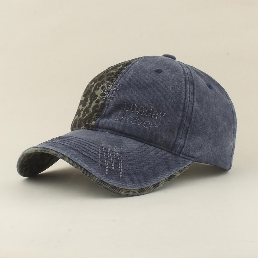 New Summer Fashion Leopard Patchwork Baseball Cap Adjustable Women Letter Washed Cotton Sun Cap Men Casual Outdoor Snapback Hat Adult head 56-60cm тёмно-синий
New Summer Fashion Leopard Patchwork Baseball Cap Adjustable Women Letter Washed Cotton Sun Cap Men Casual Outdoor Snapback Hat Adult head 56-60cm тёмно-синий