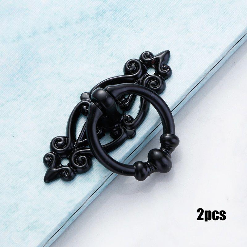 2pcs Vintage Drawer Handles with Screws, Vintage Hanging Rings for Cabinet Door Drawer Handles чорний
2pcs Vintage Drawer Handles with Screws, Vintage Hanging Rings for Cabinet Door Drawer Handles чорний