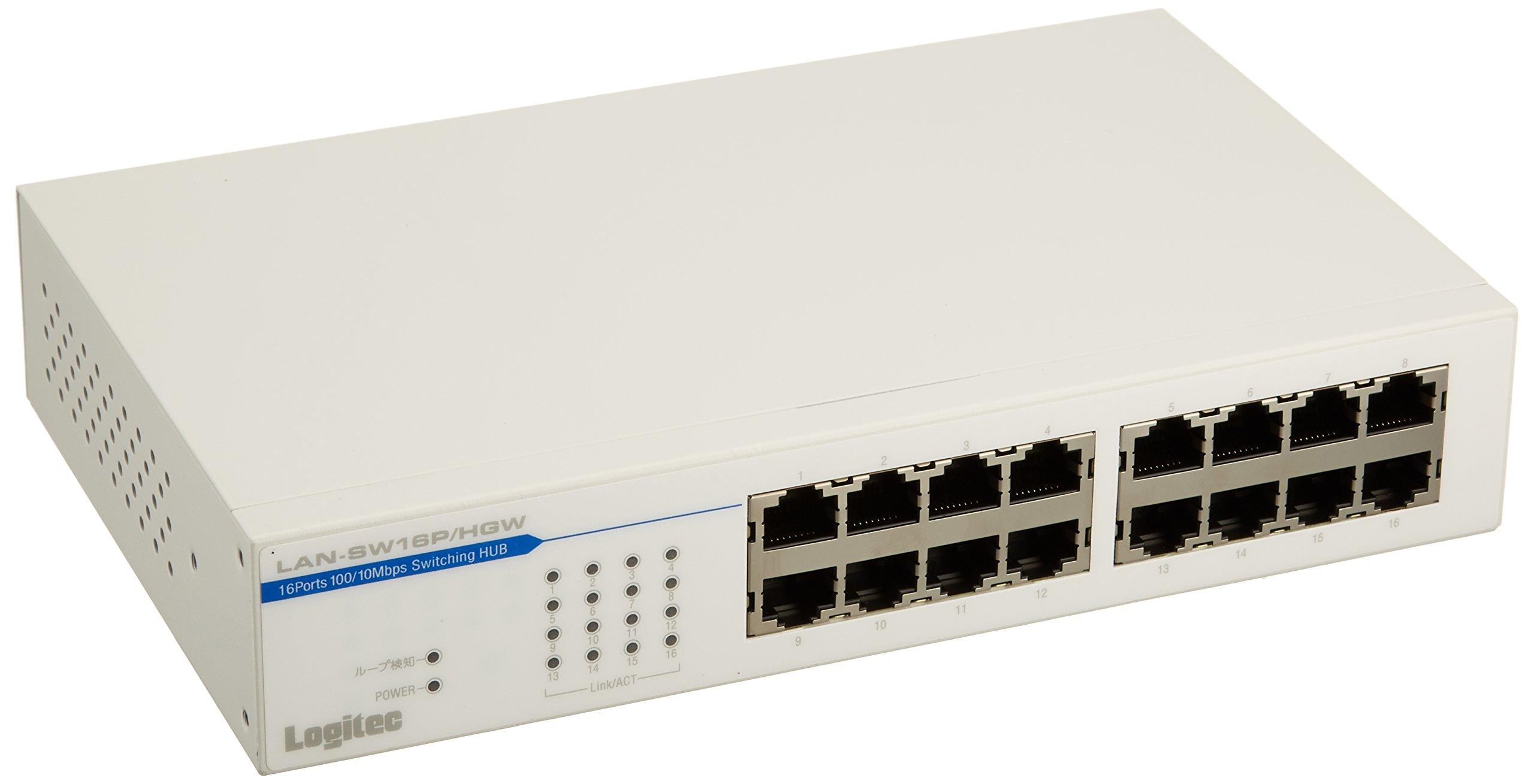 Logitech Switching Hub 16 Ports Power Supply Metal Case Compatible with Operating Environment (LAN Hub) Built-in 50℃ LAN-SW16P/HGW
Logitech Switching Hub 16 Ports Power Supply Metal Case Compatible with Operating Environment (LAN Hub) Built-in 50℃ LAN-SW16P/HGW