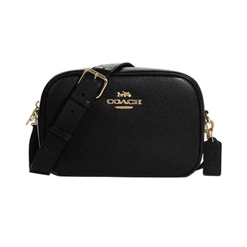 COACH Jamie 24 solid color zipper pebbled leather camera bag shoulder crossbody bag women s black чорний
COACH Jamie 24 solid color zipper pebbled leather camera bag shoulder crossbody bag women s black чорний
