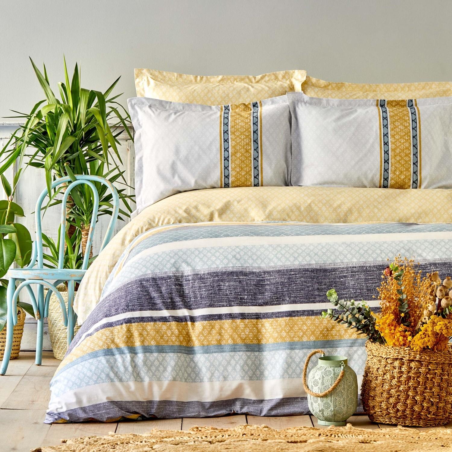 Karaca Home Maddy Голубой комплект из 100% хлопка с двойным пододеяльником
Karaca Home Maddy Голубой комплект из 100% хлопка с двойным пододеяльником