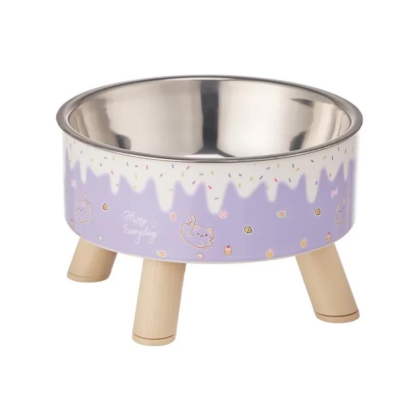 Fashion Cartoon High Leg Pet Bowl Ice Cream Modeling Stainless Steel Non-slip Feeding Bowl for Small Medium Pets фіолетовий
Fashion Cartoon High Leg Pet Bowl Ice Cream Modeling Stainless Steel Non-slip Feeding Bowl for Small Medium Pets фіолетовий