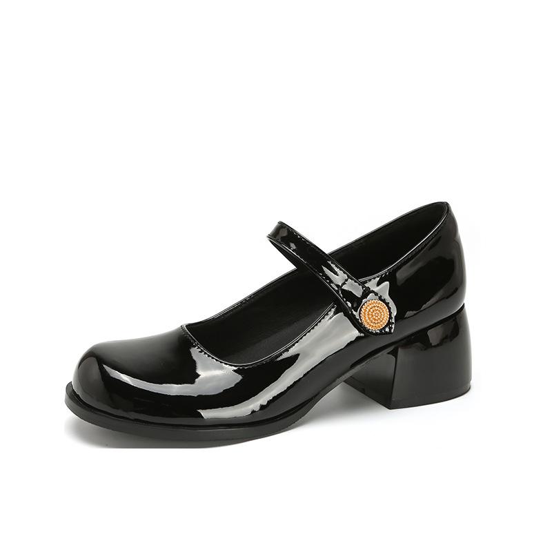 Французские туфли Мэри Джейн женские нишевый дизайн темперамент высокое чувство толстый каблук круглый носок одинарные туфли высокий каблук ремешок с пряжкой в виде одной линии туфли JK 40 чёрный
Французские туфли Мэри Джейн женские нишевый дизайн темперамент высокое чувство толстый каблук круглый носок одинарные туфли высокий каблук ремешок с пряжкой в виде одной линии туфли JK 40 чёрный