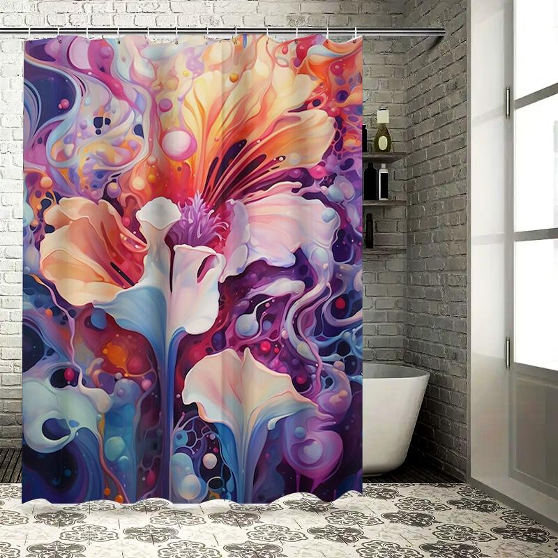 Colorful Floral Shower Curtain Waterproof Fabric Bathroom Decor For Home Decoration Gift Ideas W60H190(CM)-1 Pcs
Colorful Floral Shower Curtain Waterproof Fabric Bathroom Decor For Home Decoration Gift Ideas W60H190(CM)-1 Pcs