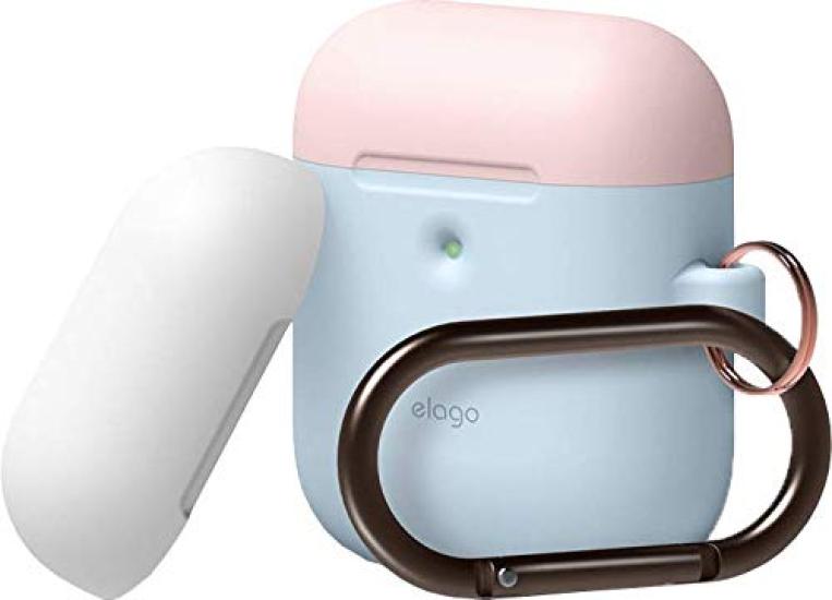 AirPods with Wireless Charging Case Compatible Case with Carabiner Shockproof Silicone Cover Bicolor Case Cover Shock Absorption Scratch Prevention пастельные голубой
AirPods with Wireless Charging Case Compatible Case with Carabiner Shockproof Silicone Cover Bicolor Case Cover Shock Absorption Scratch Prevention пастельные голубой