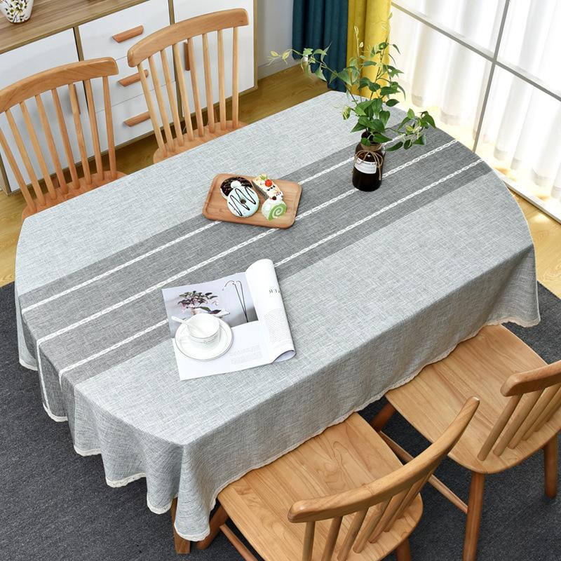 Fabric Tablecloth Oval Dining Table Cloth Rounded Corners Foldable Retractable Table Cotton And Linen Japanese Small Fresh Coffee Table oval 140*200cm
Fabric Tablecloth Oval Dining Table Cloth Rounded Corners Foldable Retractable Table Cotton And Linen Japanese Small Fresh Coffee Table oval 140*200cm