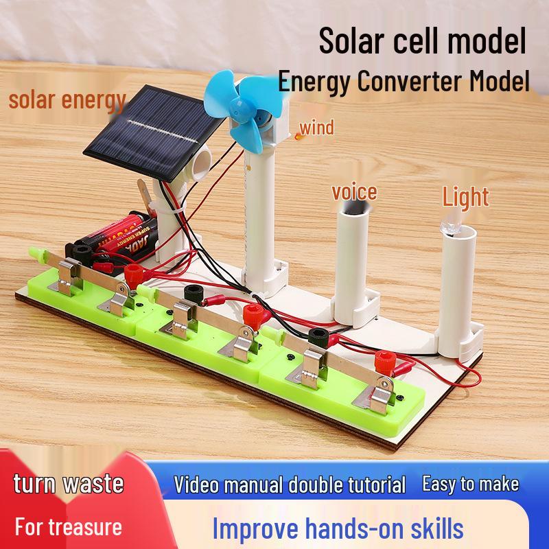 DIY Science Experiment Kit: Transform Waste into Treasure with Energy Conversion Models for Kids
DIY Science Experiment Kit: Transform Waste into Treasure with Energy Conversion Models for Kids