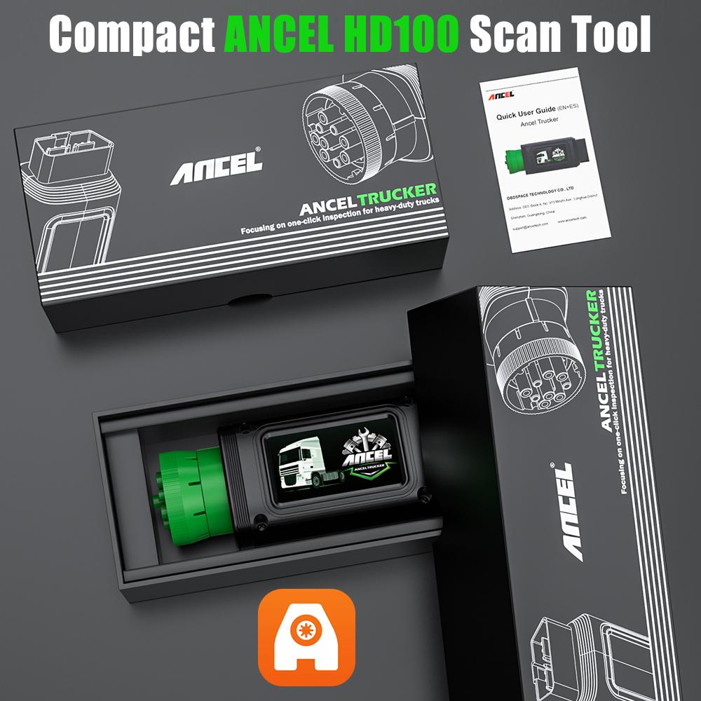 ANCEL HD110 Heavy Duty Truck Scanner Full System Diesel Trucks Diagnostic Tool DPF Regen for Detroit Paccar Engine Code Reader ANCEL HD110
ANCEL HD110 Heavy Duty Truck Scanner Full System Diesel Trucks Diagnostic Tool DPF Regen for Detroit Paccar Engine Code Reader ANCEL HD110
