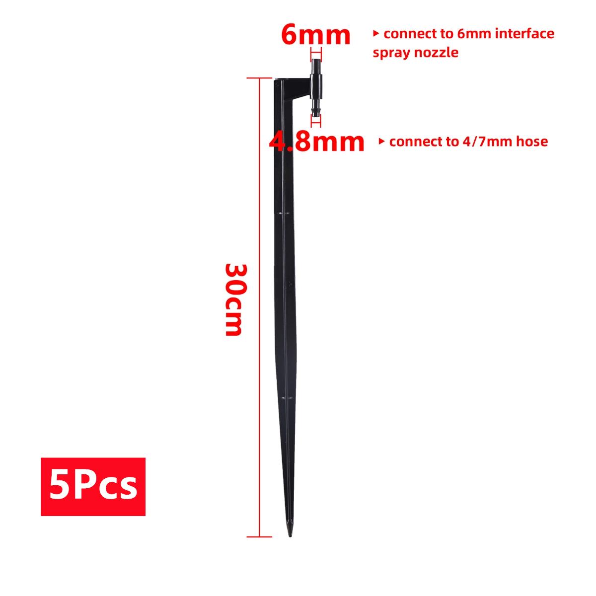 Length 30cm Spiked Spray Nozzle Bracket Rod 6mm Interface To 4/7mm Hose Barb Sprayer Head Holder Garden Irrigation Tool 5/50Pcs
Length 30cm Spiked Spray Nozzle Bracket Rod 6mm Interface To 4/7mm Hose Barb Sprayer Head Holder Garden Irrigation Tool 5/50Pcs