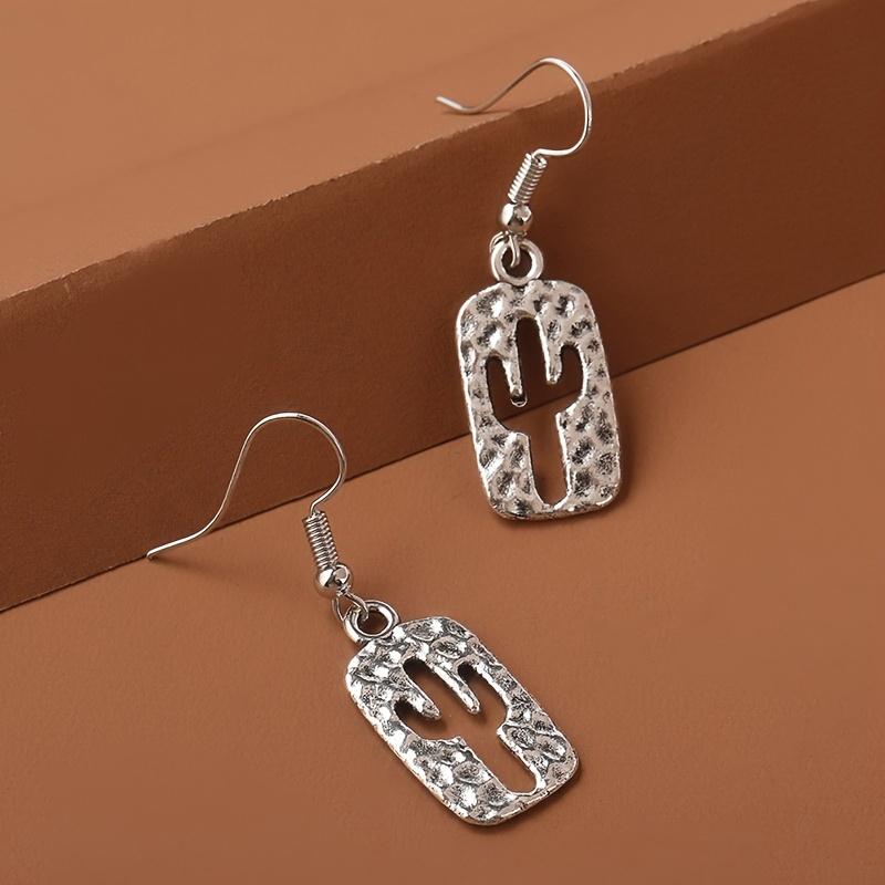 CAOSHI Punk Cowboy Style Hollow Cactus Design Dangle Earrings for Women Versatile Copper Color Daily Wearable Female Zircon
CAOSHI Punk Cowboy Style Hollow Cactus Design Dangle Earrings for Women Versatile Copper Color Daily Wearable Female Zircon