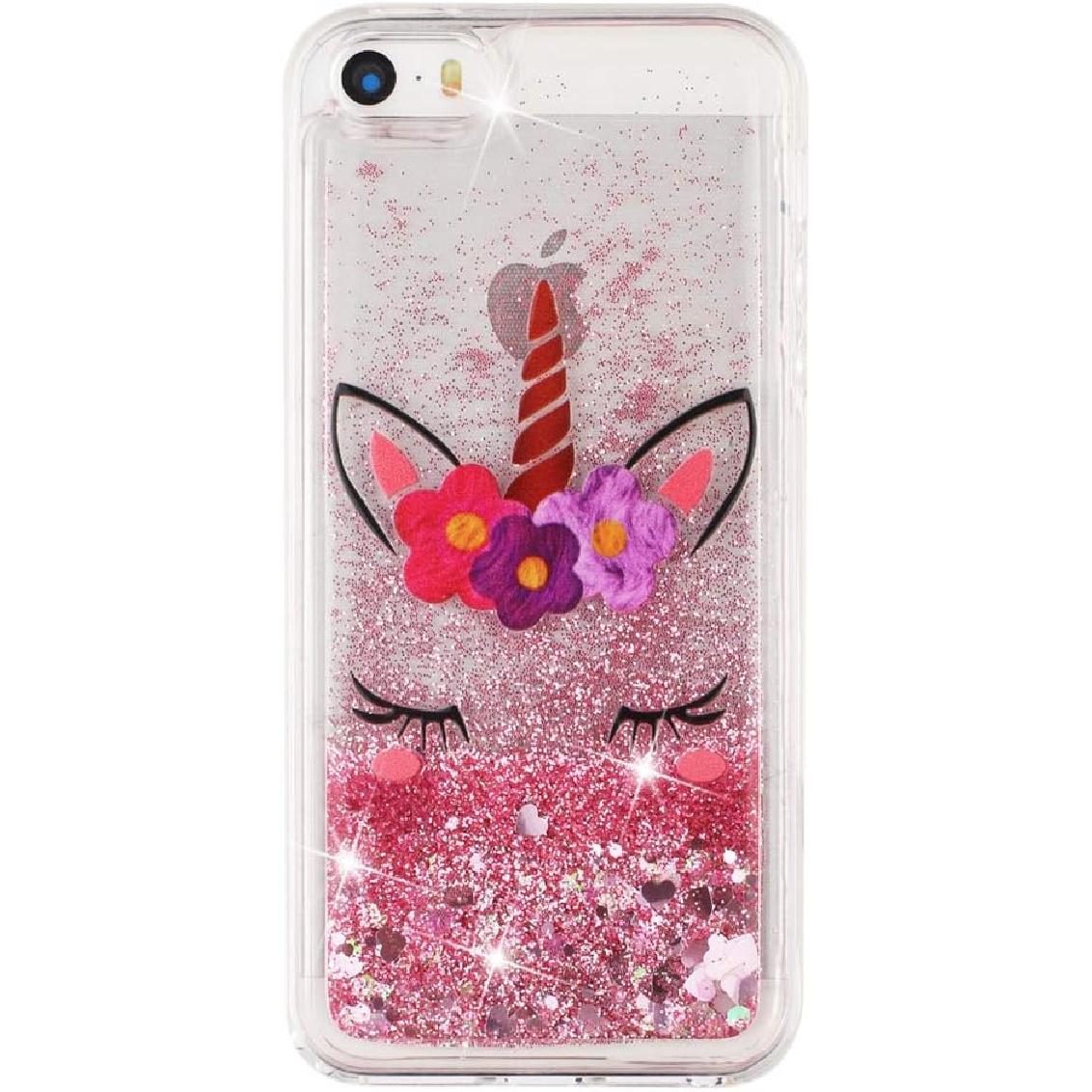 Compatible with iPhone 5S Case for Girl Glitter Sparkle Floating Shiny Quicksand Clear Soft TPU Silicone Shockproof Protective Case for iPhone 5 / 5S
Compatible with iPhone 5S Case for Girl Glitter Sparkle Floating Shiny Quicksand Clear Soft TPU Silicone Shockproof Protective Case for iPhone 5 / 5S