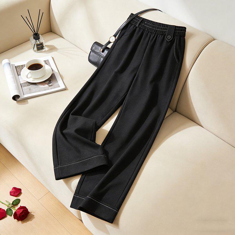 High-Waisted Plus Size Casual Trousers for Middle-Aged & Elderly Women, Slimming Straight-Leg, Spring/Autumn Style 2XL
High-Waisted Plus Size Casual Trousers for Middle-Aged & Elderly Women, Slimming Straight-Leg, Spring/Autumn Style 2XL