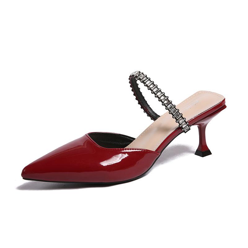 Fine Heel Pointed-toe Women s Shoes - New Style Open-toe Sandals with Anti-slip Half-soles 42 бордовий
Fine Heel Pointed-toe Women s Shoes - New Style Open-toe Sandals with Anti-slip Half-soles 42 бордовий