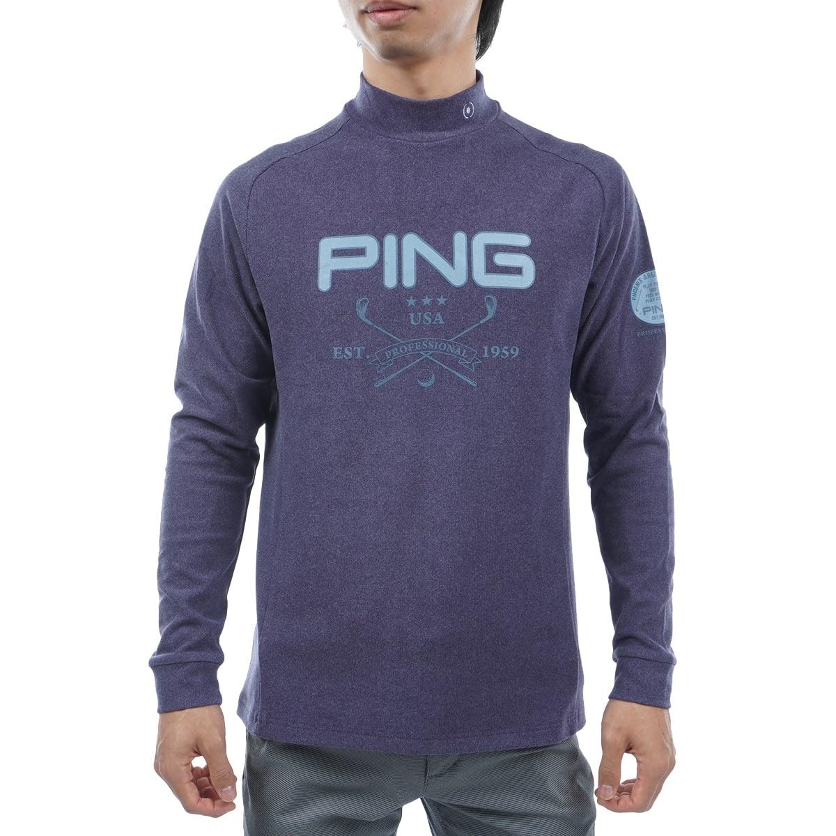 Ping Apparel Men s Long Sleeve High Neck Shirt (All-Way Stretch) / Golf Undershirt / 621-3269003 120_Navy M
Ping Apparel Men s Long Sleeve High Neck Shirt (All-Way Stretch) / Golf Undershirt / 621-3269003 120_Navy M