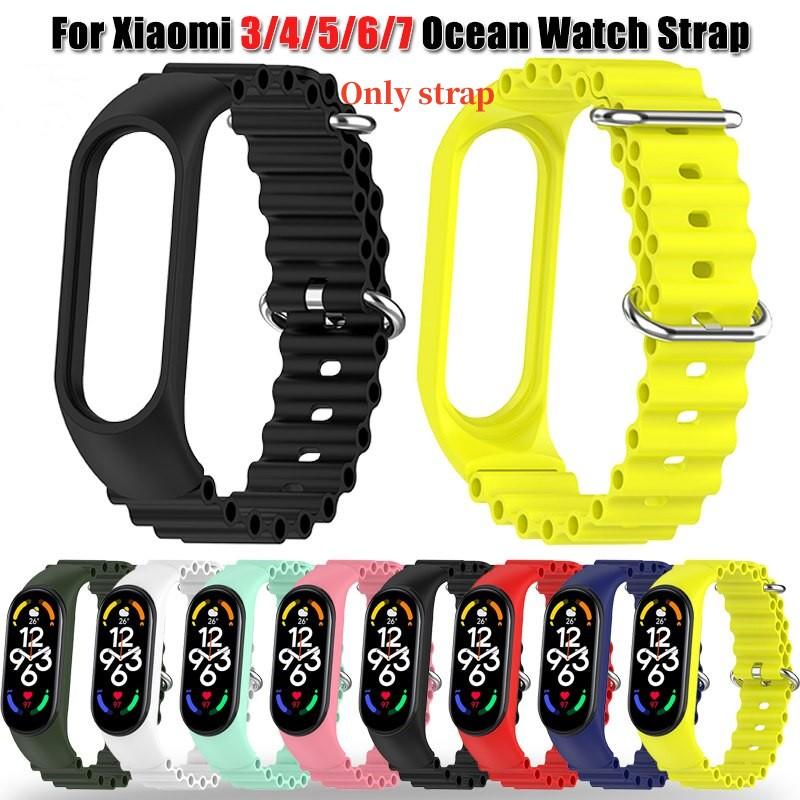 Силиконовый ремешок Ocean для Xiaomi Mi Band 7 6 5 4 3 Смарт-браслет Спортивный сменный мягкий резиновый ремешок для Mi Band 5 7 8 ремешок
Силиконовый ремешок Ocean для Xiaomi Mi Band 7 6 5 4 3 Смарт-браслет Спортивный сменный мягкий резиновый ремешок для Mi Band 5 7 8 ремешок