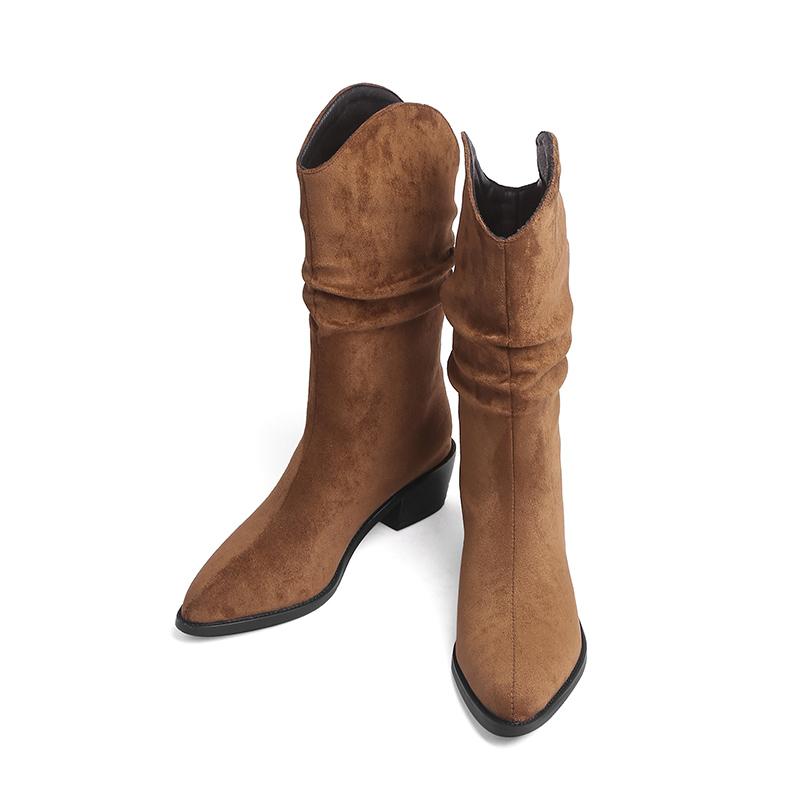 Женские короткие ботинки на низком каблуке осень и зима новые на толстом каблуке простой темперамент большого размера замшевые короткие ботинки 41
Женские короткие ботинки на низком каблуке осень и зима новые на толстом каблуке простой темперамент большого размера замшевые короткие ботинки 41