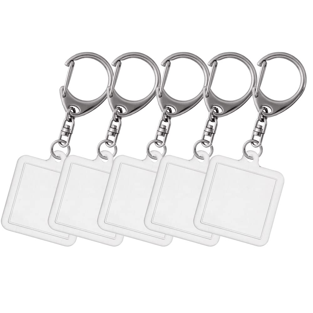 EBISU Design Square Photo-In Keychains (5-Pack), Handmade, Made in Japan, 33mm x 33mm, Clear, kk33
EBISU Design Square Photo-In Keychains (5-Pack), Handmade, Made in Japan, 33mm x 33mm, Clear, kk33