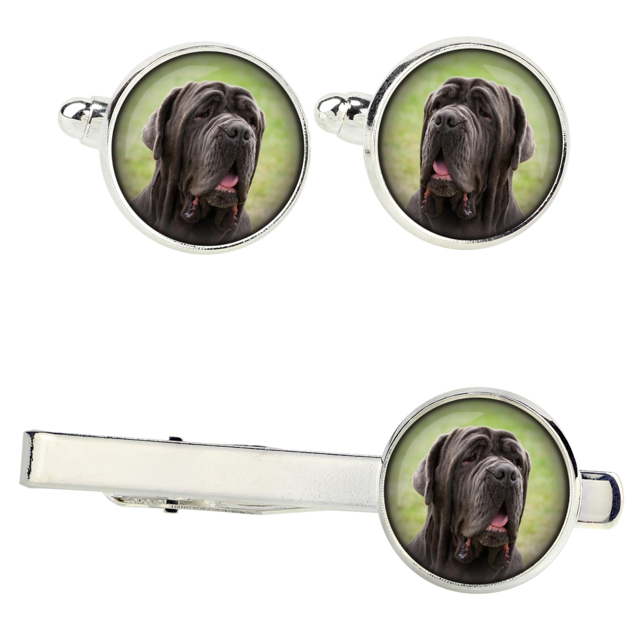 Neapolitan Mastiff, Mastino Napoletano - cufflinks and tie with your photo, a suit decoration, men s jewelry from the Art-Dog brand. срібний
Neapolitan Mastiff, Mastino Napoletano - cufflinks and tie with your photo, a suit decoration, men s jewelry from the Art-Dog brand. срібний