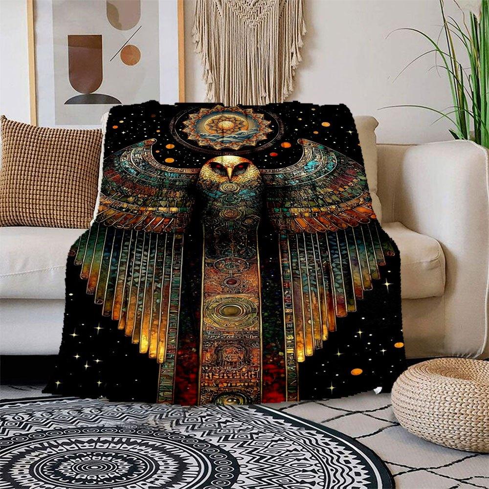 Stained Glass Owl Wall Art: Vibrant, Colorful Decor for Any Space Blanket Flannel Throw Blanket for Sofa, Bed, Travel, Camping, Office, Cou 150x180cm
Stained Glass Owl Wall Art: Vibrant, Colorful Decor for Any Space Blanket Flannel Throw Blanket for Sofa, Bed, Travel, Camping, Office, Cou 150x180cm