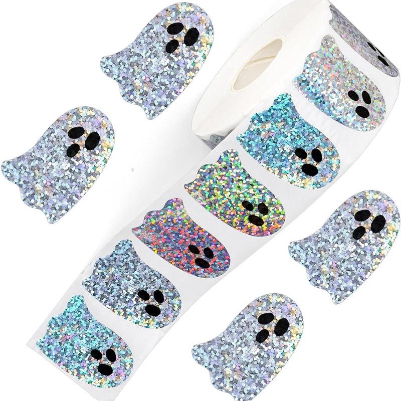3cm Flash Laser Ghost Stickers Halloween Sticker Gift Seal Sticker Stationery Stickers Envelope Journal Decor 500pcs/roll about 3cm
3cm Flash Laser Ghost Stickers Halloween Sticker Gift Seal Sticker Stationery Stickers Envelope Journal Decor 500pcs/roll about 3cm