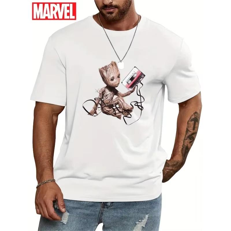 Marvel superhero Groot cartoon print TshirtSummer new styleAmerican loosefitting casual trendy pure cotton shortsleeved top S
Marvel superhero Groot cartoon print TshirtSummer new styleAmerican loosefitting casual trendy pure cotton shortsleeved top S