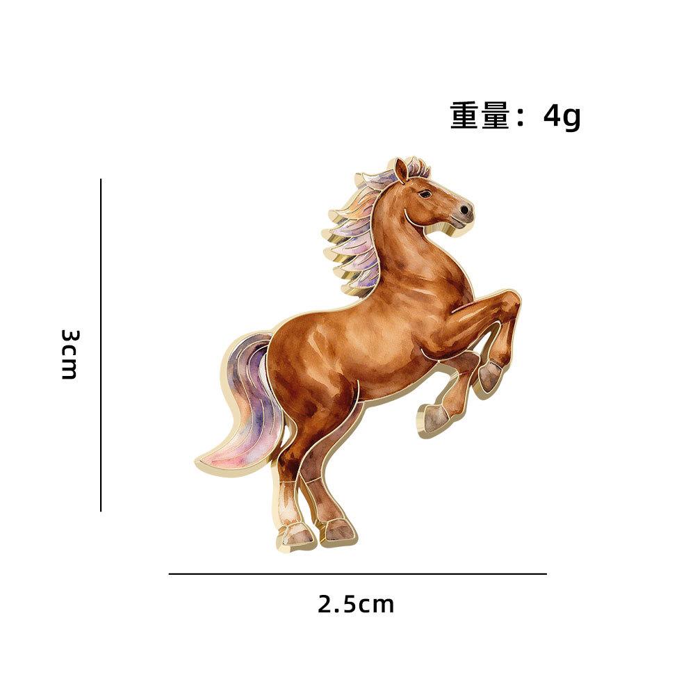 Year of the Horse Brooch Cute Animal Zodiac Souvenir Birthday Year Dream as Horse Badge Ornament Event Gifts
Year of the Horse Brooch Cute Animal Zodiac Souvenir Birthday Year Dream as Horse Badge Ornament Event Gifts