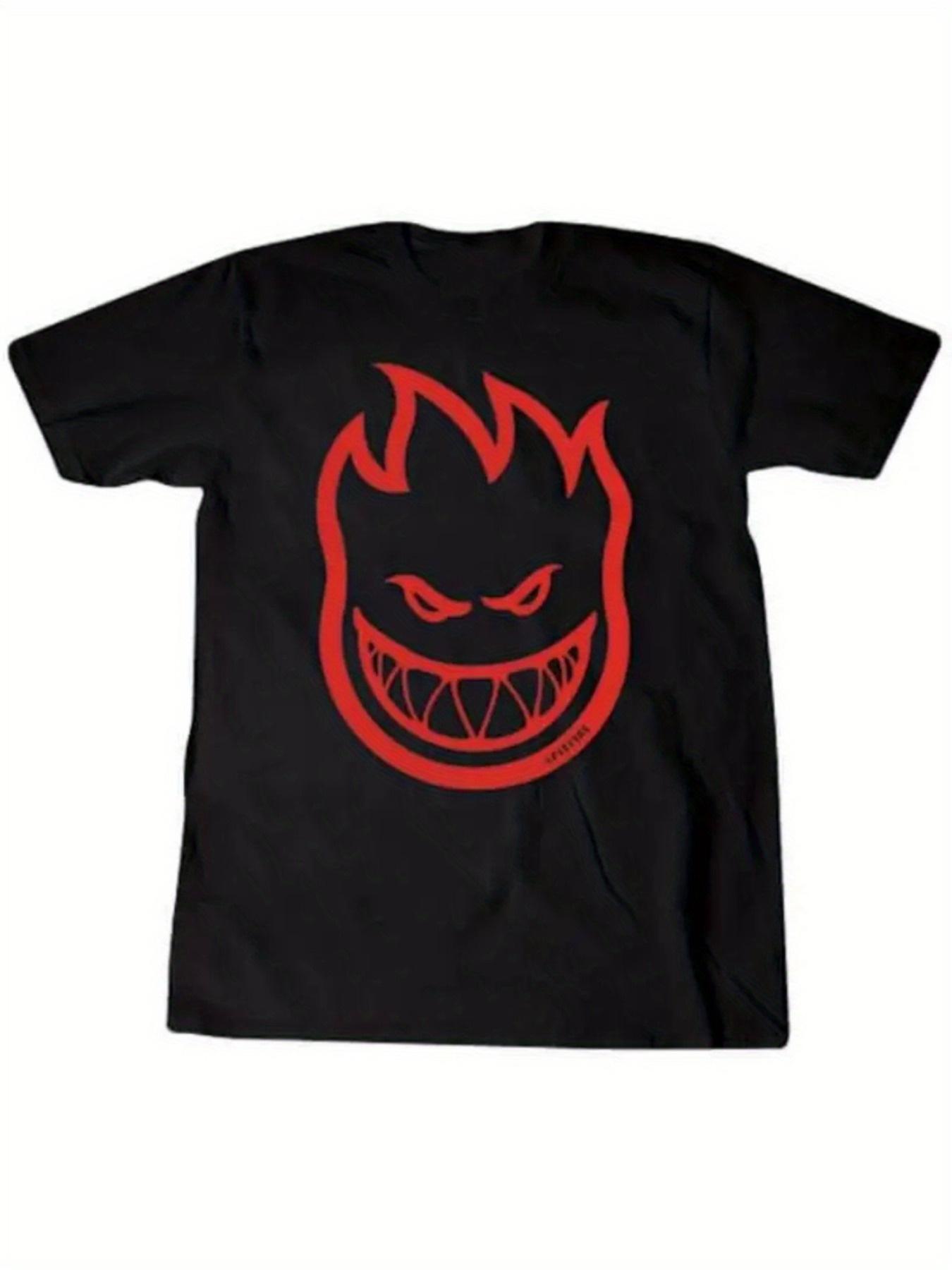 Spitfire Skateboard Graphic T-shirt - 100% Cotton Breathable Streetwear Tee with Bold Red Flame Print M
Spitfire Skateboard Graphic T-shirt - 100% Cotton Breathable Streetwear Tee with Bold Red Flame Print M