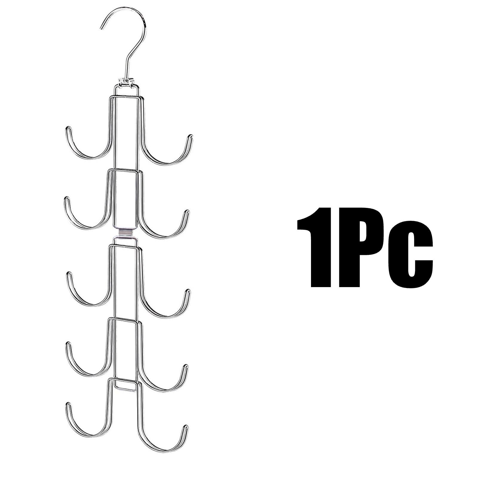 Rotatable 5 Tier Hanger for Hats Scarves Ties Belts Bags Multi Functional Wardrobe Organizer Space Saving Storage Hook
Rotatable 5 Tier Hanger for Hats Scarves Ties Belts Bags Multi Functional Wardrobe Organizer Space Saving Storage Hook