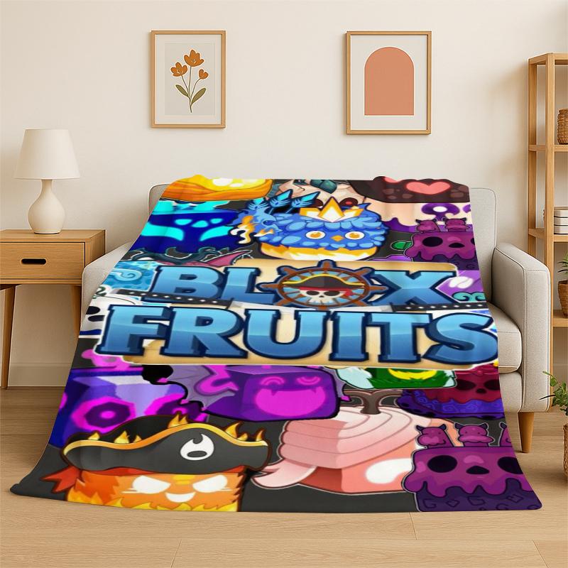 Classic B-Blox Fruit Cartoon Game Flannel Blanket Soft Warm Throw Blanket for Bedroom Living Room Bed Travel Camping Picnic 75x90cm
Classic B-Blox Fruit Cartoon Game Flannel Blanket Soft Warm Throw Blanket for Bedroom Living Room Bed Travel Camping Picnic 75x90cm