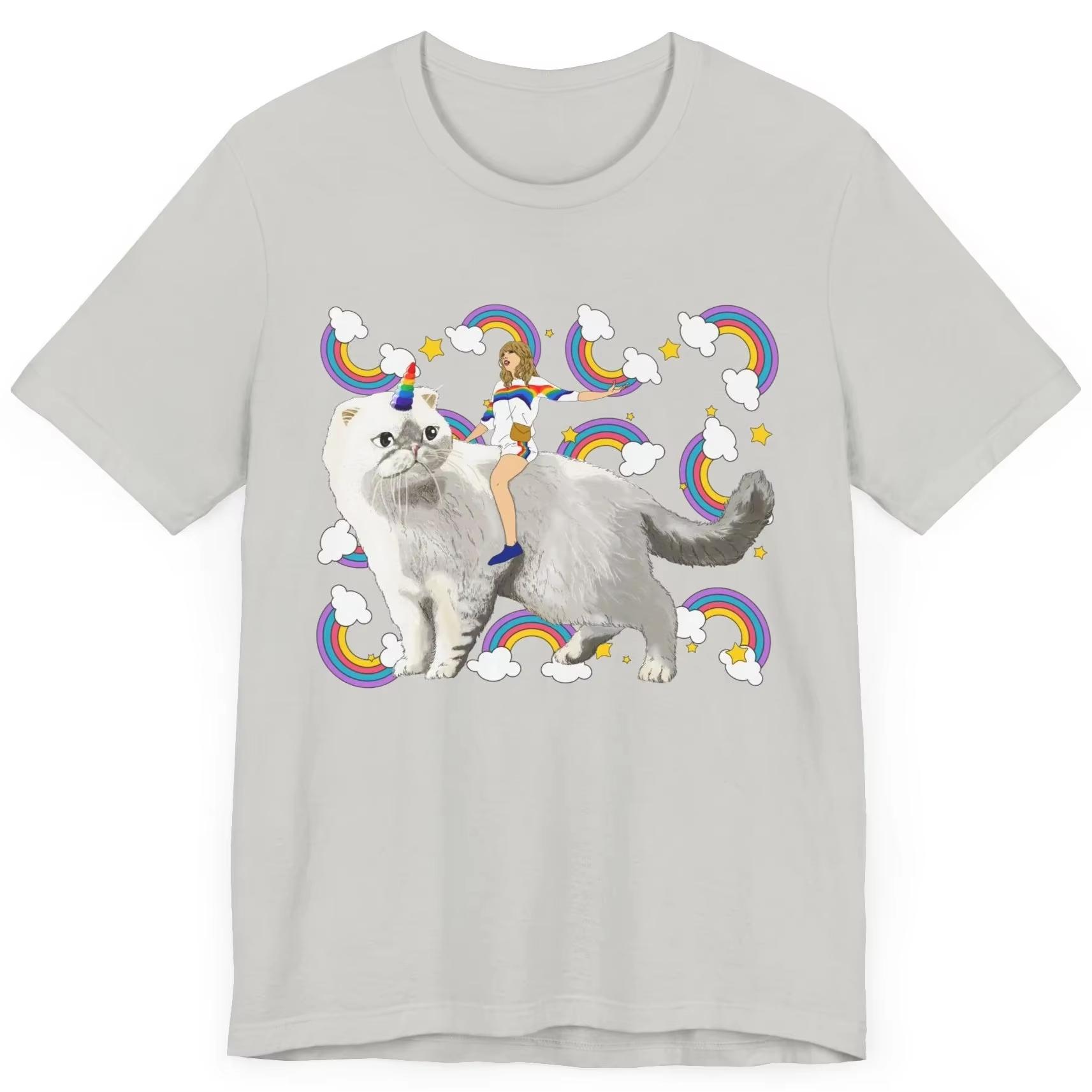 Taylor caticorn creativity graphics Cotton shirt unisex Y2k hiphop style 2026 Summer Mens Oneck Short sleeve Tshirt fan gift 4XL
Taylor caticorn creativity graphics Cotton shirt unisex Y2k hiphop style 2026 Summer Mens Oneck Short sleeve Tshirt fan gift 4XL