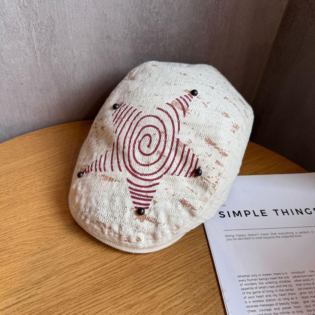 Vintage Style Sun Protection Cap For Women With Cotton Material And Short Brim
Vintage Style Sun Protection Cap For Women With Cotton Material And Short Brim