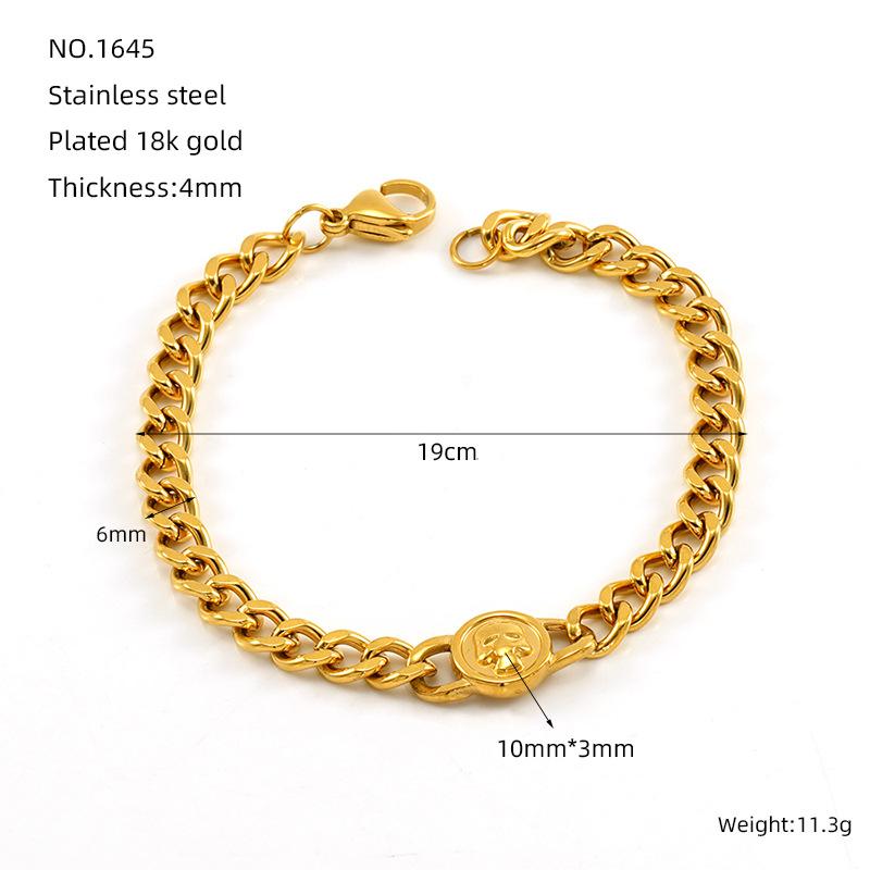18K Bracelet Men s and Women s Niche Design Fashion Trend Chain Anchor Jewelry 2026 20CM
18K Bracelet Men s and Women s Niche Design Fashion Trend Chain Anchor Jewelry 2026 20CM