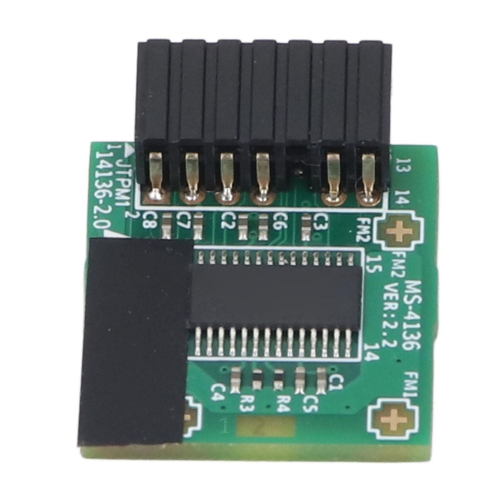 TPM 2.0 Module LPC Interface Stable Chipset High Strength 14Pin TPM Module for 400 X570 Series
TPM 2.0 Module LPC Interface Stable Chipset High Strength 14Pin TPM Module for 400 X570 Series