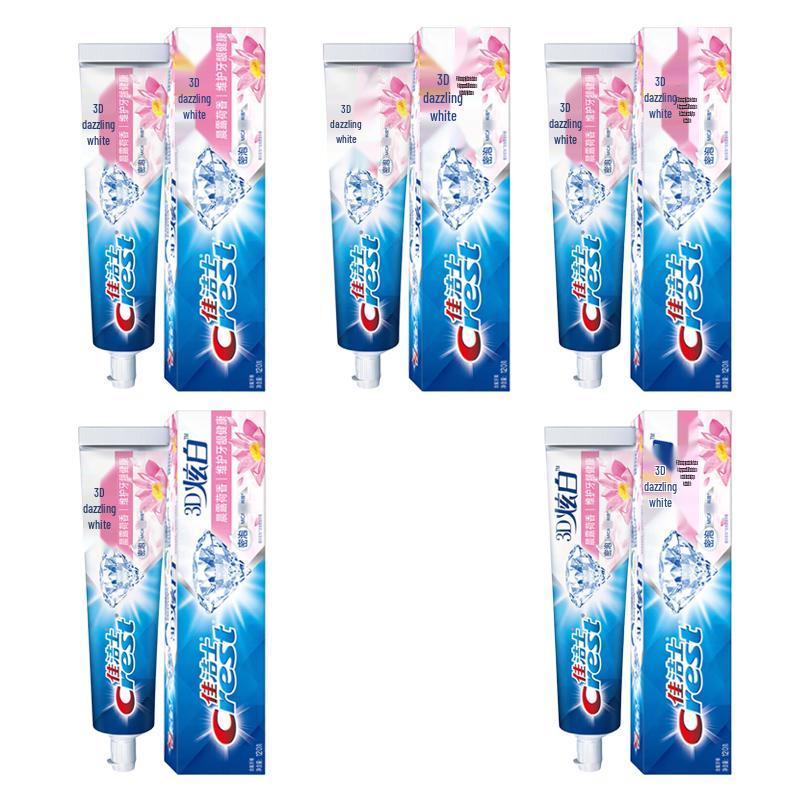 Crest 3D White Morning Dew Lotus Toothpaste
Crest 3D White Morning Dew Lotus Toothpaste