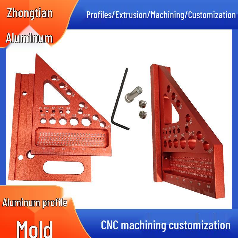 Custom Aluminum Sliding Groove Woodworking Ruler with Universal Push Handle and Backstop Limit 5mm Set (Red)
Custom Aluminum Sliding Groove Woodworking Ruler with Universal Push Handle and Backstop Limit 5mm Set (Red)