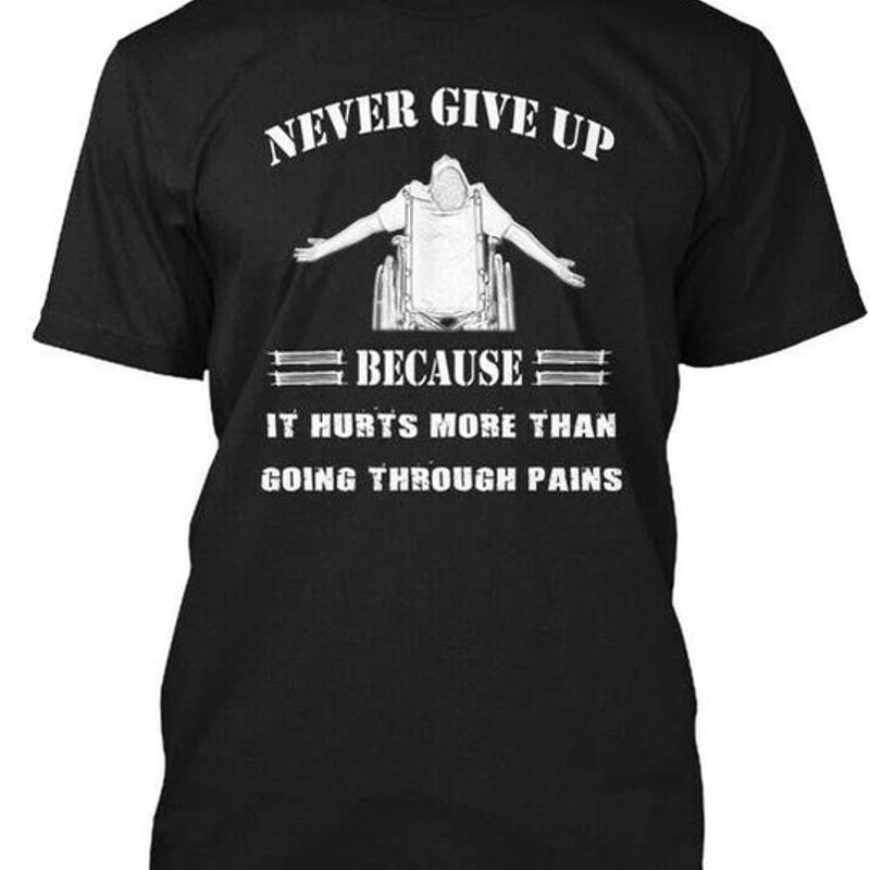 Wheelchair Never Give Up Because It Hurts More Than T Shir Premium Shirt M 2XL 5XL різнокольоровий
Wheelchair Never Give Up Because It Hurts More Than T Shir Premium Shirt M 2XL 5XL різнокольоровий