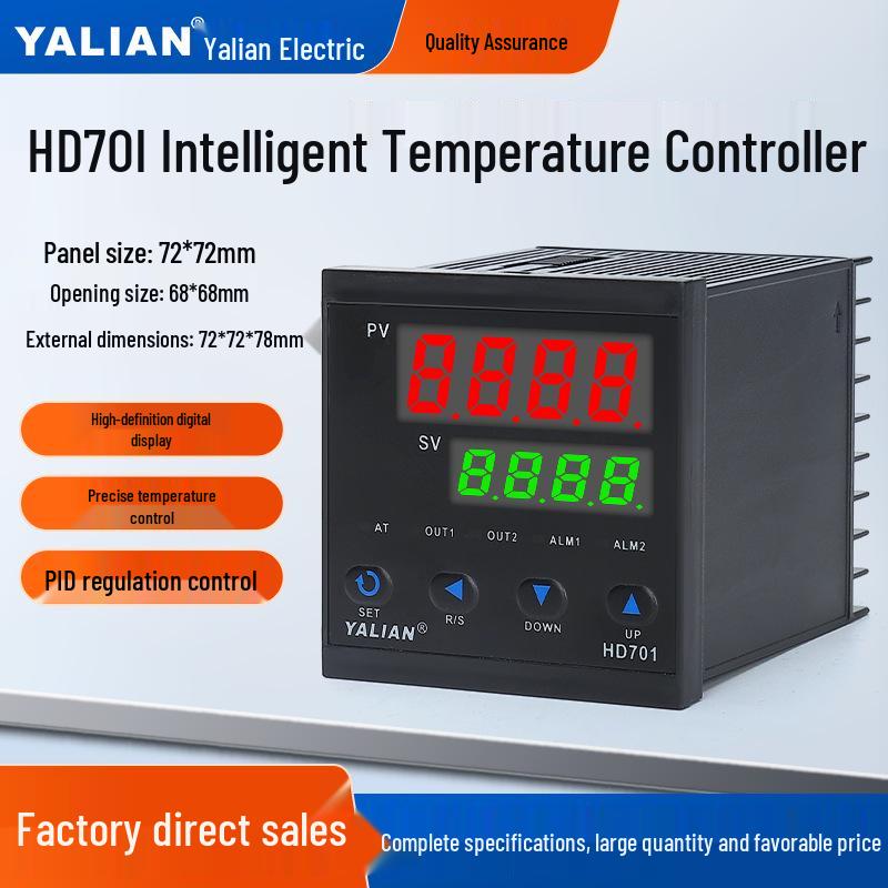 High-Precision PID Intelligent Temperature Controller with LED Display and Multiple Inputs
High-Precision PID Intelligent Temperature Controller with LED Display and Multiple Inputs