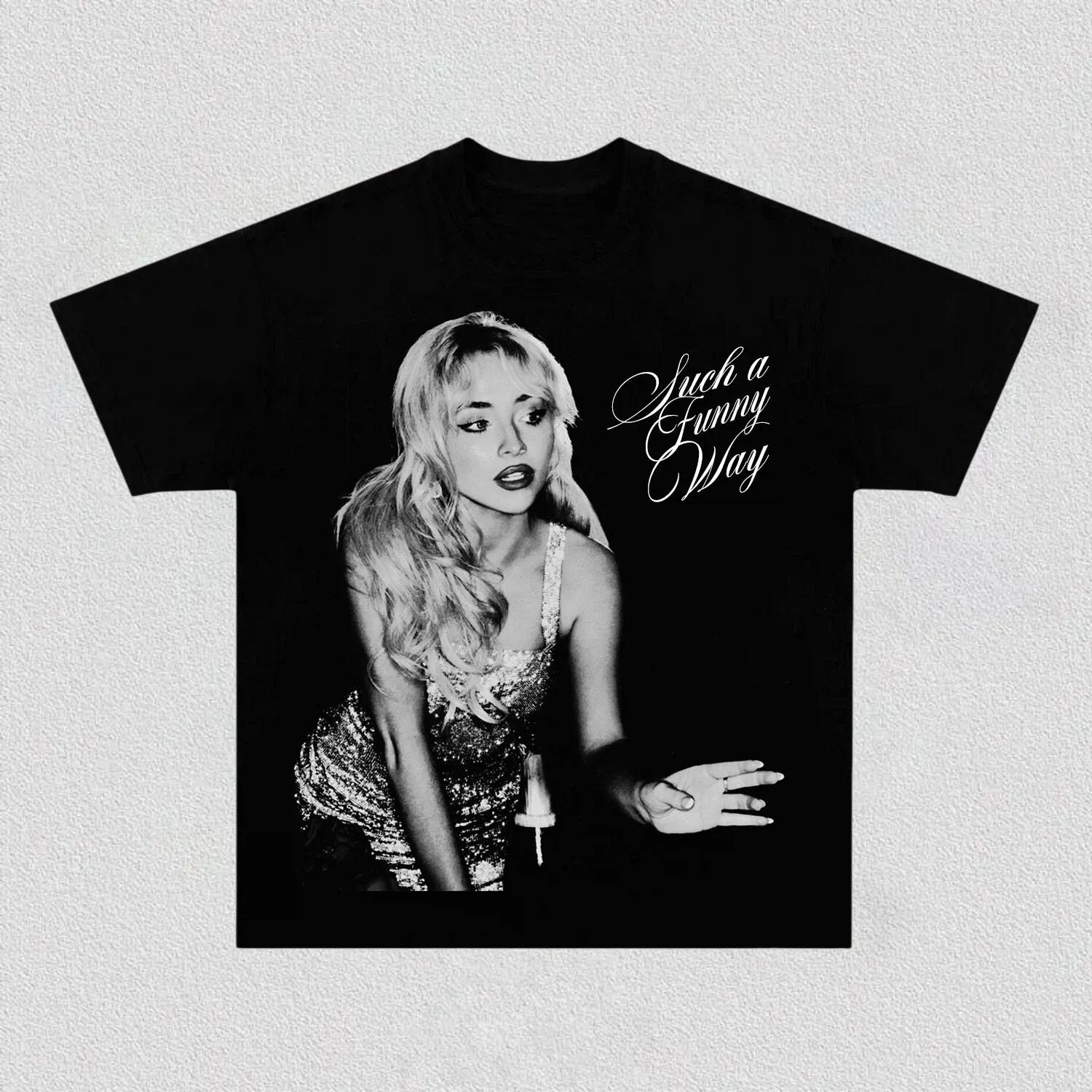 Sabrina Carpenter Such a Funny Way Graphic T Shirt For Men Women Retro Pop Star Tour Merch Streetwear Cotton Oversized Tee 5XL різнокольоровий
Sabrina Carpenter Such a Funny Way Graphic T Shirt For Men Women Retro Pop Star Tour Merch Streetwear Cotton Oversized Tee 5XL різнокольоровий
